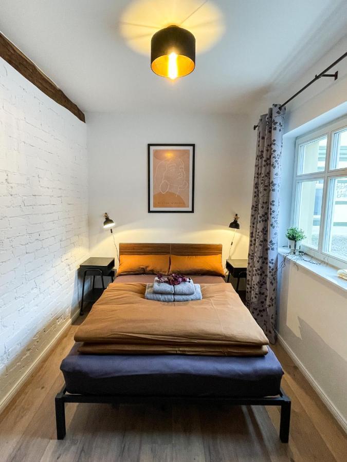 Stilvolle, Zentrale Ferienwohnung Bocksbruecke Mit Parkplatz 살즈위더 외부 사진