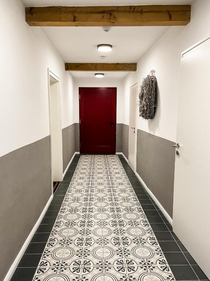Stilvolle, Zentrale Ferienwohnung Bocksbruecke Mit Parkplatz 살즈위더 외부 사진